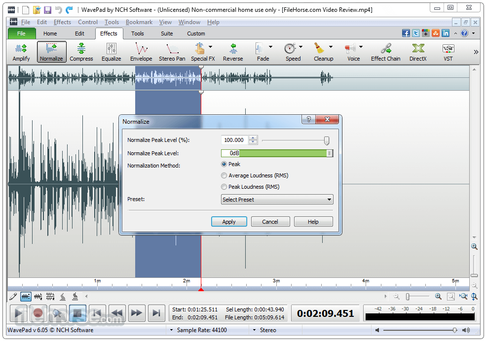 Download wavepad sound editor mac software
